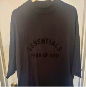 Fear Of God Essentials Short Sleeve T-Shirt Black Men's Size M